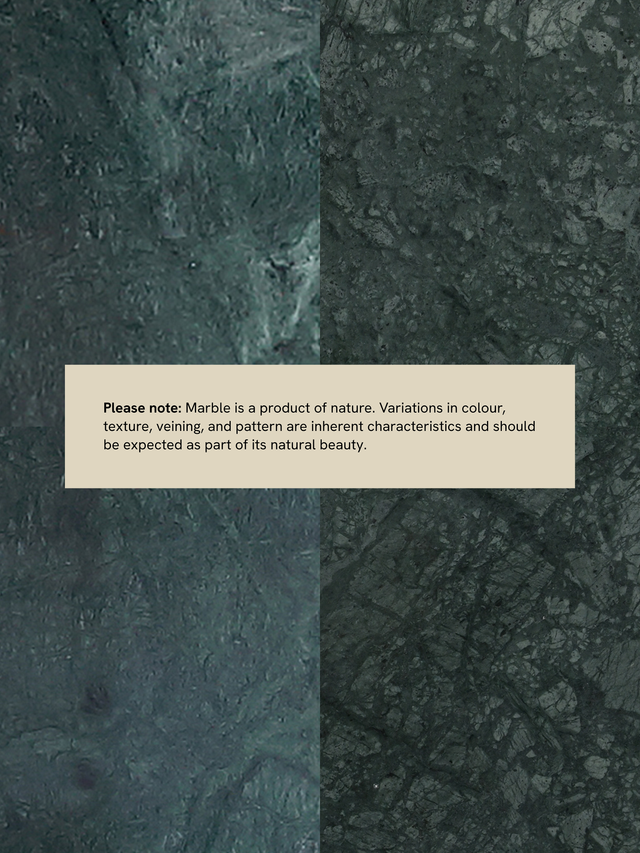 Cassian Green Marble Side Table