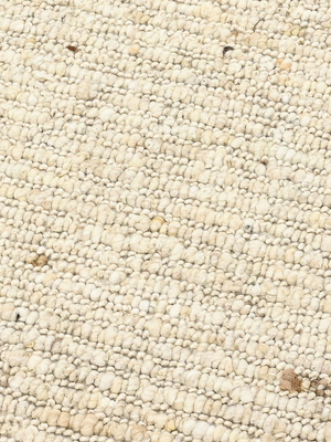 Inaya Hand-woven Wool Rug - Beige