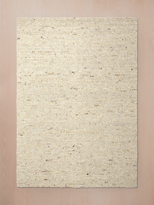 Inaya Hand-woven Wool Rug - Beige