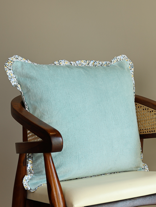 Maribelle Blue Cotton Cushion