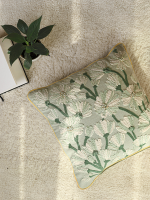 Flora Bloom Cotton Cushion