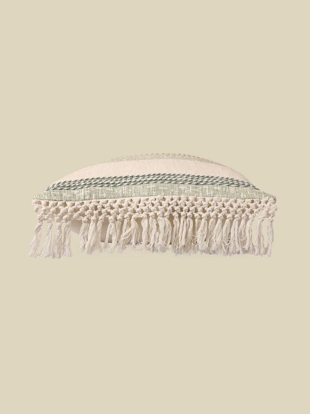 Rumi Cotton Striped Cushion