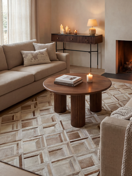 Dune Hide & Wool Rug