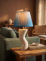 Saskia Silk Ombre Lampshade with Miru Paper Mache Base