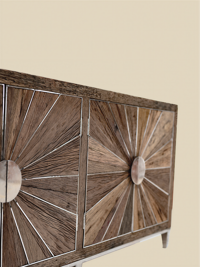 Nirvana Four Door Reclaimed Wood Cabinet