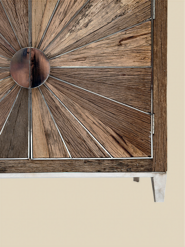 Nirvana Four Door Reclaimed Wood Cabinet