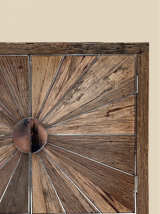 Nirvana Four Door Reclaimed Wood Cabinet