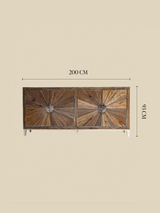 Nirvana Four Door Reclaimed Wood Sideboard