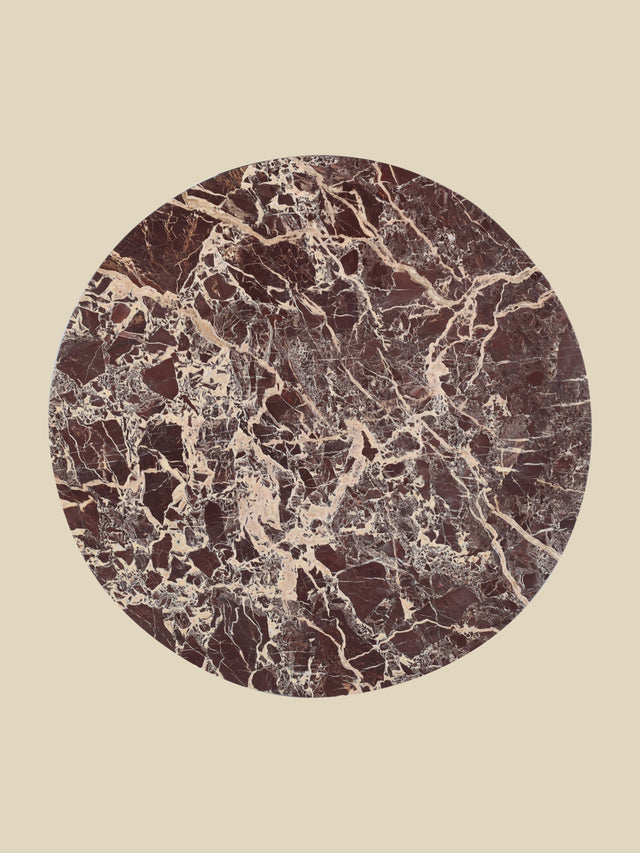 Edwin Marble Coffee Table - Gold Base