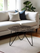 Aiden Marble Coffee Table - Black Base