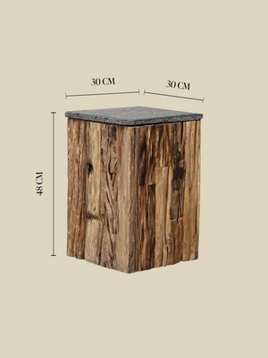 Hart Reclaimed Wood Side Table
