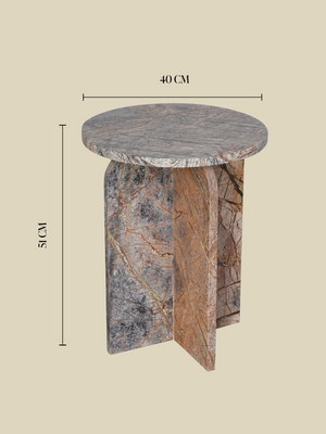 Petra Marble Side Table
