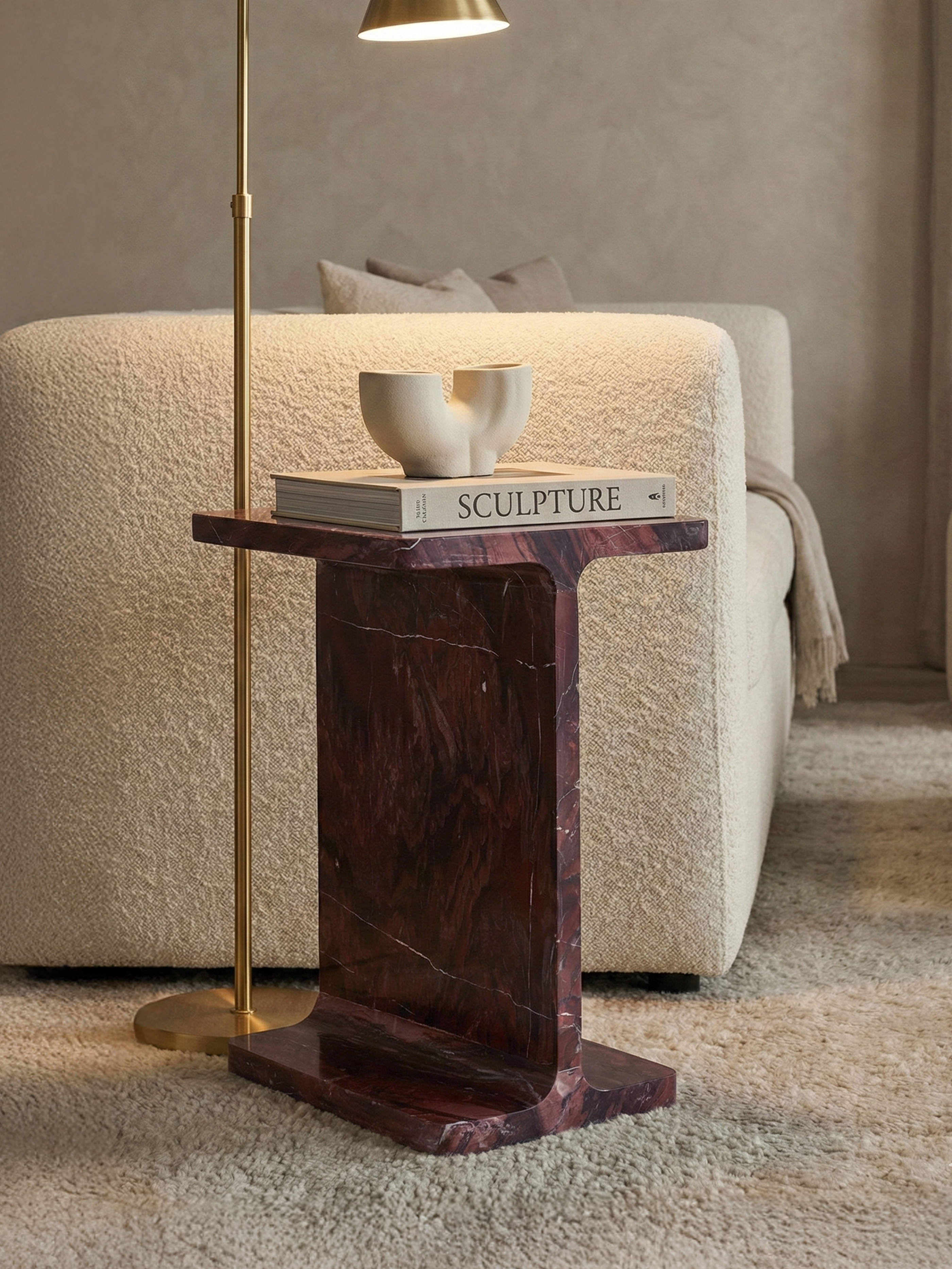 大理石風 Marble Side Table 直径47cm 4colors⁄大理石サイドテーブル