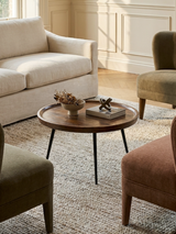 Brada Mango Wood & Metal Coffee Table