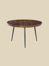 Brada Mango Wood & Metal Coffee Table