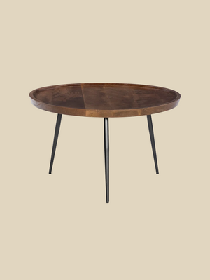 Brada Mango Wood & Metal Coffee Table