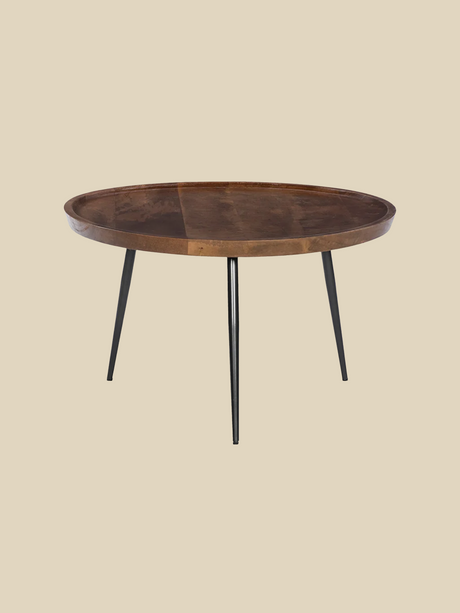 Brada Mango Wood & Metal Coffee Table