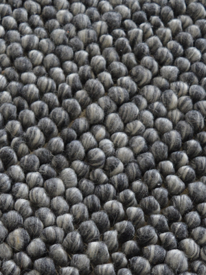 Orion Hand-woven Wool Rug - Grey