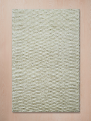 Seren Hand-woven Wool Rug - Cream