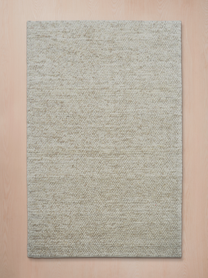 Aurel Hand-woven Wool Rug - Beige