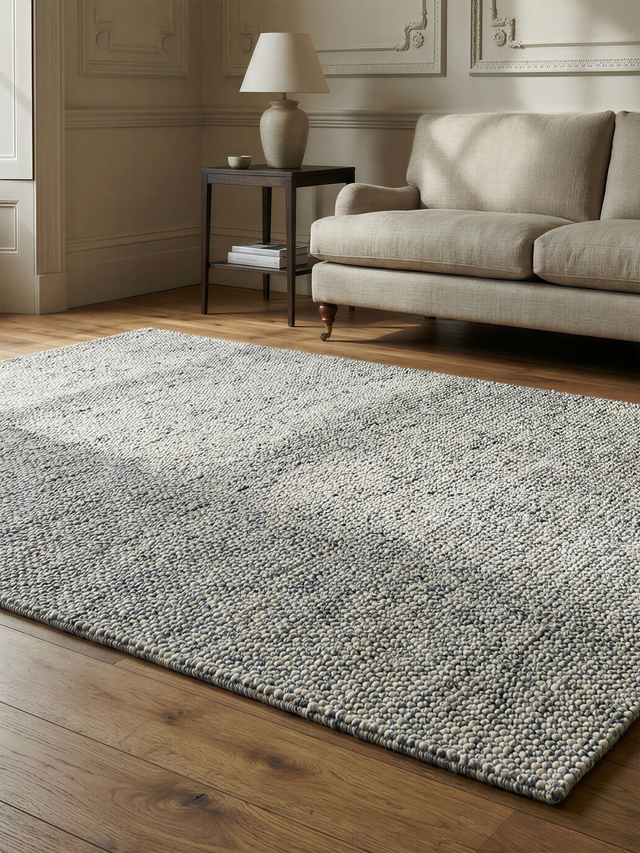 Ashen Hand-woven Wool Rug