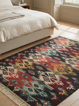 Tibo Wool Hand-woven Rug - Multi