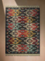 Tibo Wool Hand-woven Rug - Multi