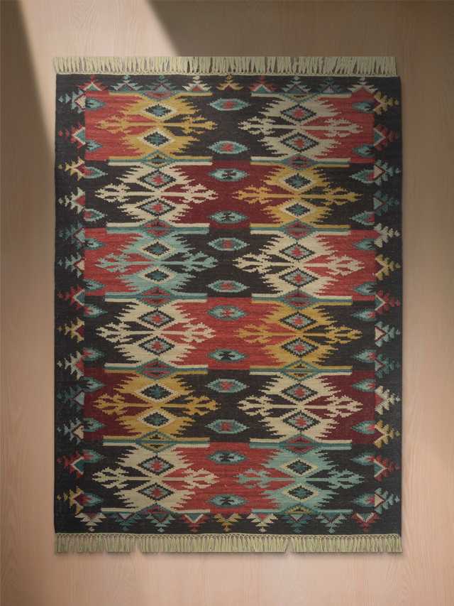 Tibo Wool Hand-woven Rug - Multi