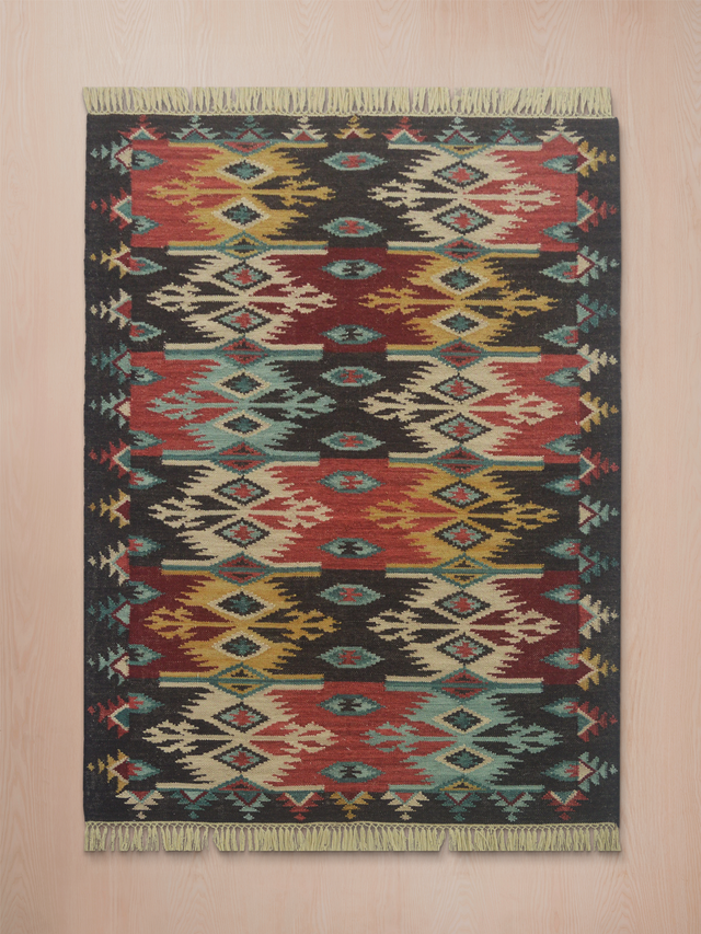 Tibo Wool Hand-woven Rug - Multi