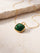 Luma Green Onyx Pendant - 18k Gold Vermeil
