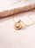 Zeno Rose Quartz Hexagon Charm Pendant - 18k Gold Vermeil