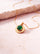 Zeno Green Onyx Hexagon Charm Pendant - 18k Gold Vermeil