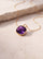 Luma African Amethyst Pendant - 18k Gold Vermeil