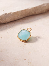 Luma Aquamarine Pendant - 18k Gold Vermeil