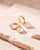 Chand Rainbow Moonstone Hoop Earrings - 18k Gold Vermeil