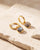 Chand Labradorite Hoop Earrings - 18k Gold Vermeil