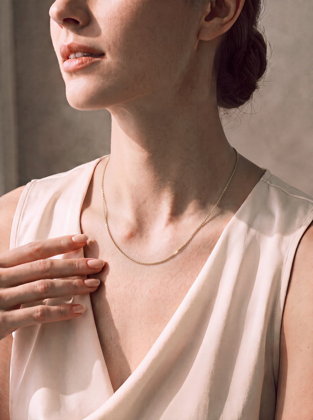 Reforma Box Chain Necklace - 18k Gold Vermeil