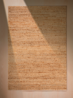 Sutton Hand-woven Wool Jute Rug - Brown