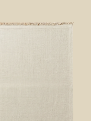 Rivello European Linen Fringe Table Linen Set