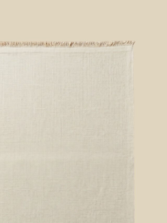 Rivello European Linen Fringe Table Linen Set