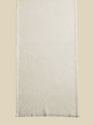 Rivello European Linen Fringe Table Linen Set