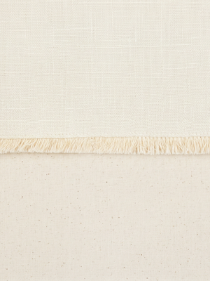 Rivello European Linen Fringe Table Linen Set