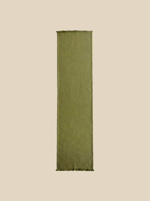 Cevill European Linen Fringe Table Linen Set