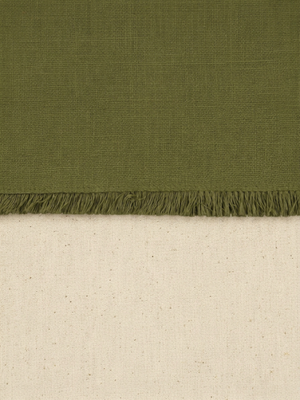 Cevill European Linen Fringe Table Linen Set