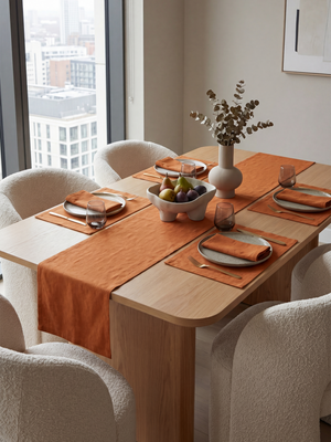 Cotto Organic Slub Cotton Table Linen Set