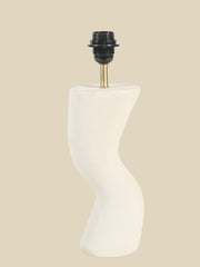 Miru Paper Mache Sculptural Lamp Base