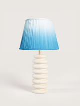 Saskia Silk Ombre Lampshade with Sora Paper Mache Base