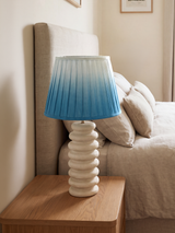 Saskia Silk Ombre Lampshade with Sora Paper Mache Base