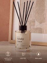 Sunday Linen Candle & Diffuser Set