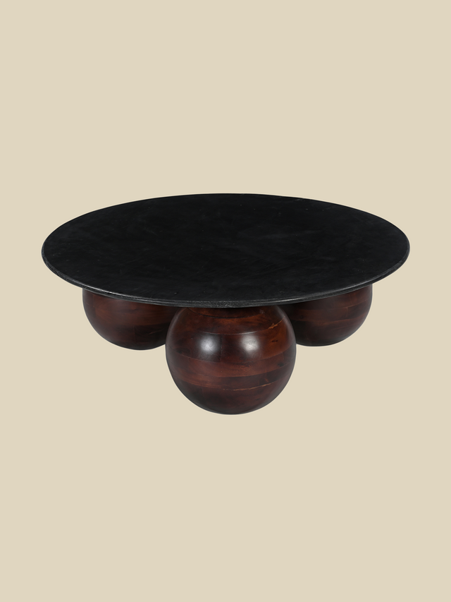 Soraya Black Marble Top Coffee Table